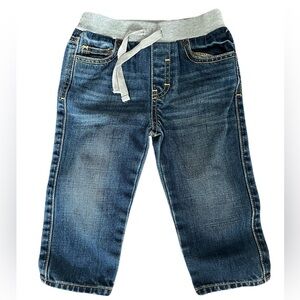 Tucker + Tate Blue and Gray Jeans with Adjustable Waistband